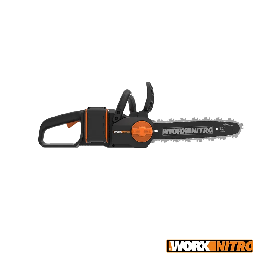 motosierra sin escobillas 20V de 30cm con batería de 4.0Ah y cargador