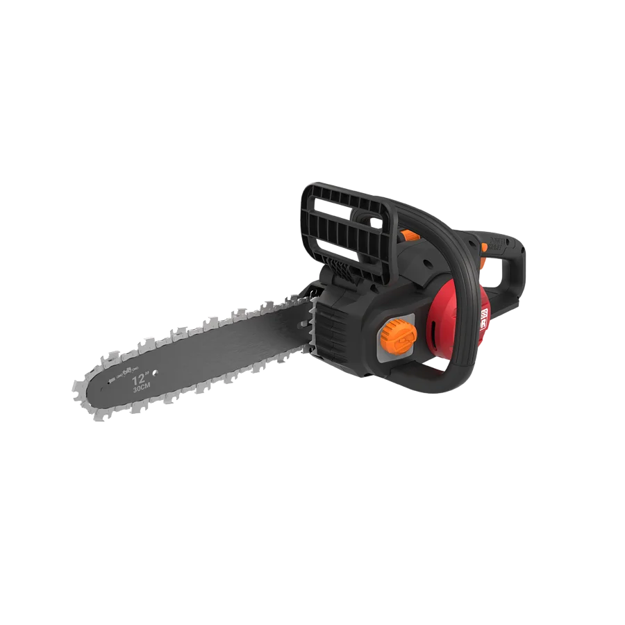 motosierra sin escobillas 20V de 30cm con batería de 4.0Ah y cargador