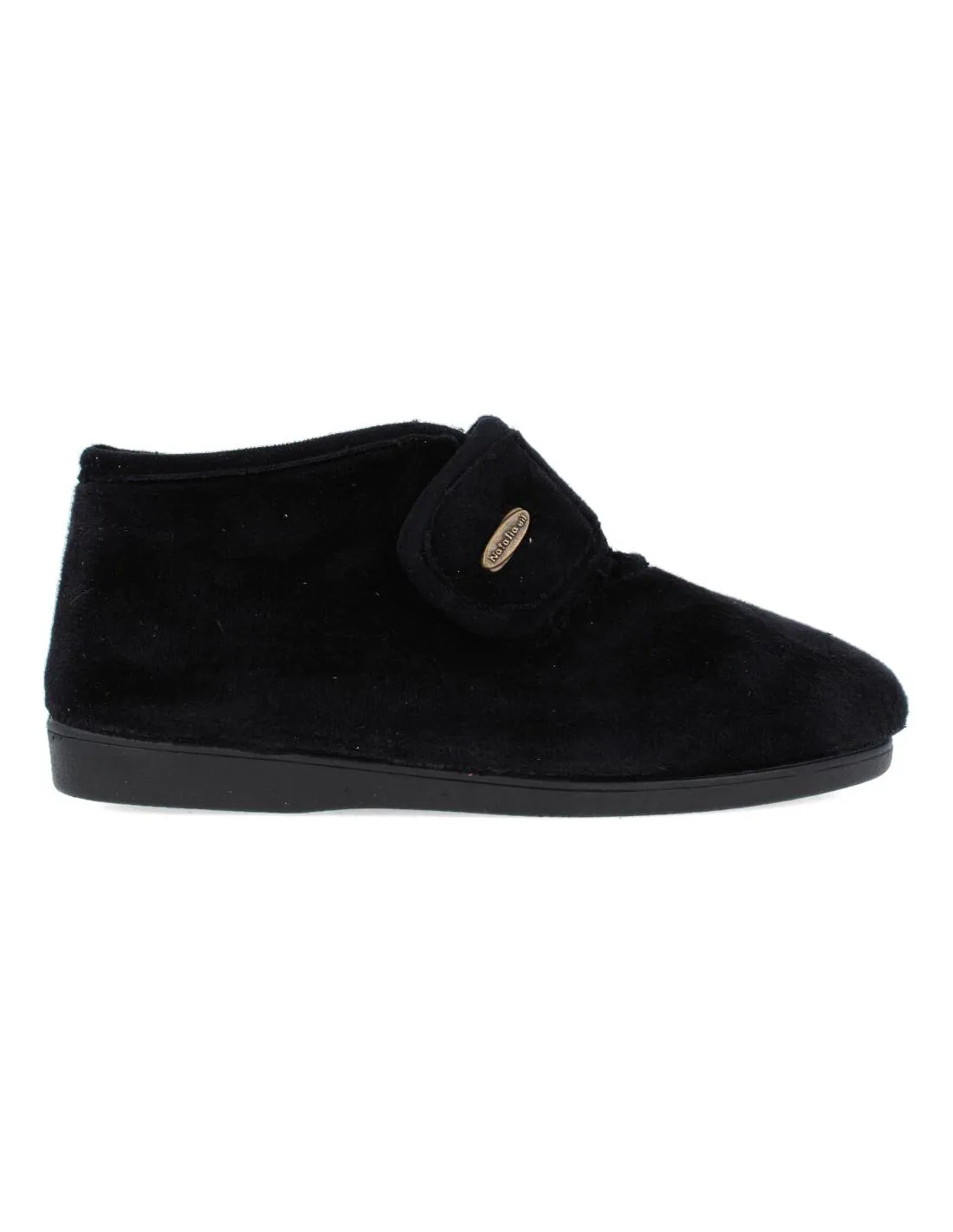 NATALIA  BOTA DE CASA VELCRO NEGRO