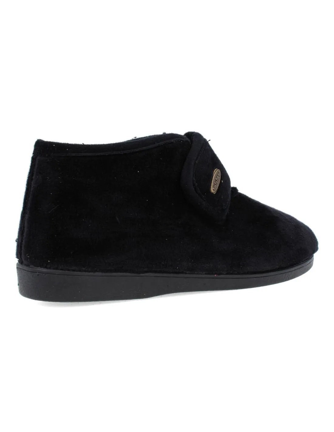 NATALIA  BOTA DE CASA VELCRO NEGRO