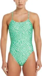 Nike Swim Bañador de 1 pieza Nike Swim Hydrastrong Multi Print Mujer Verde