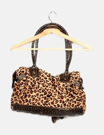 NoName Bolso bowling animal print