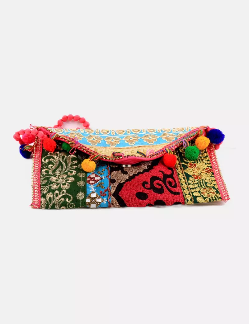 NoName Bolso multicolor estampado