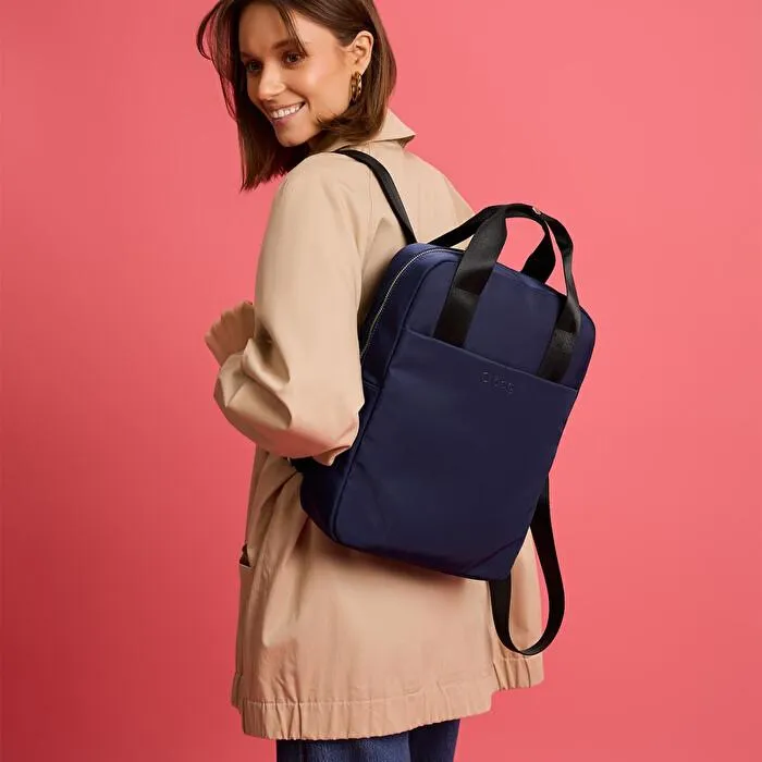 O bag boston azul marino