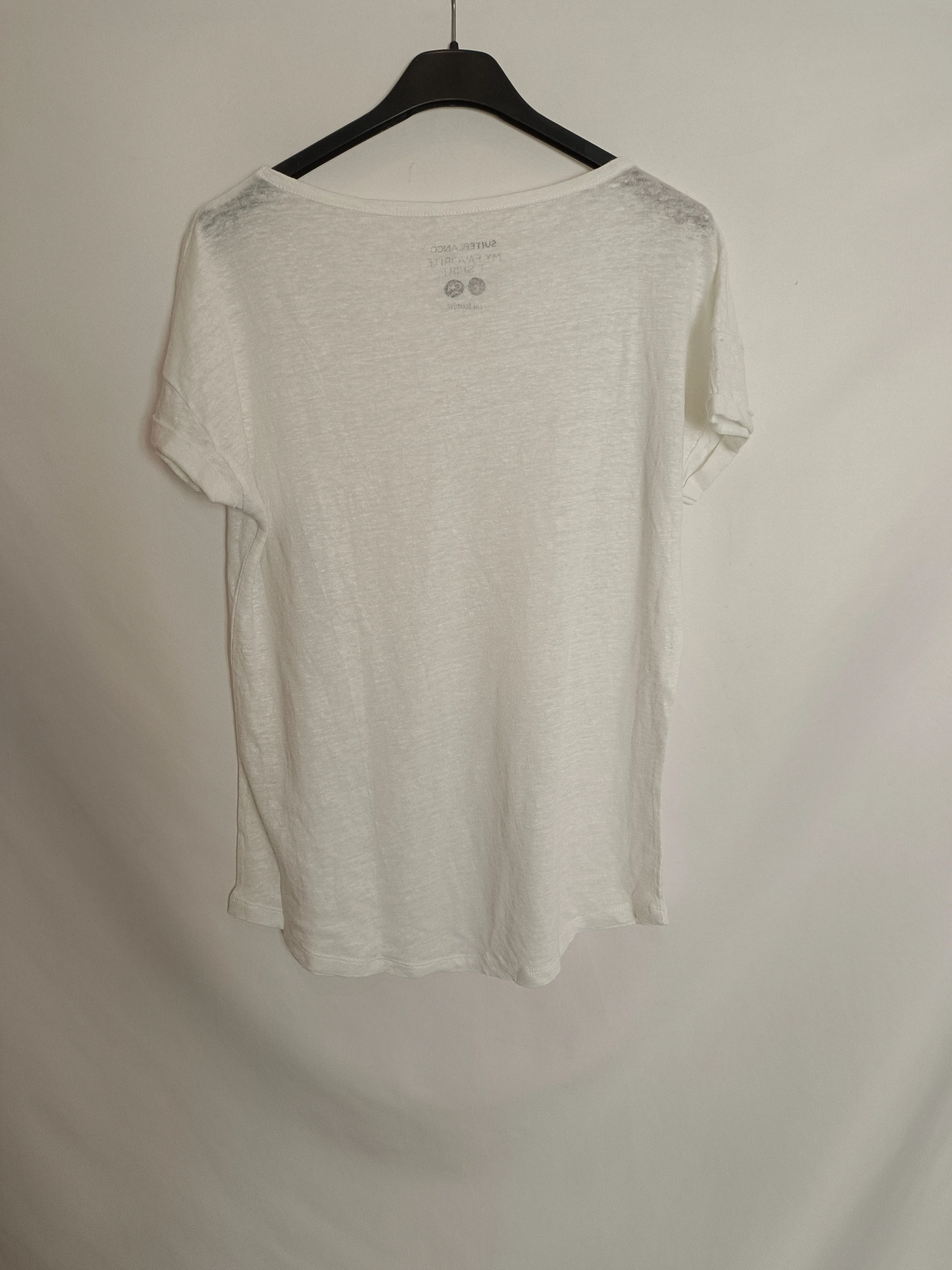 OTRAS. Camiseta blanca básica T.s