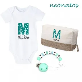 Pack bebé personalizado Inicial