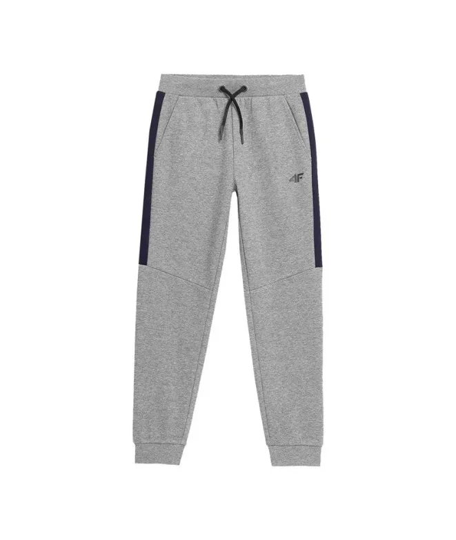 Pantalones 4F JSPMD002 Niño Gris