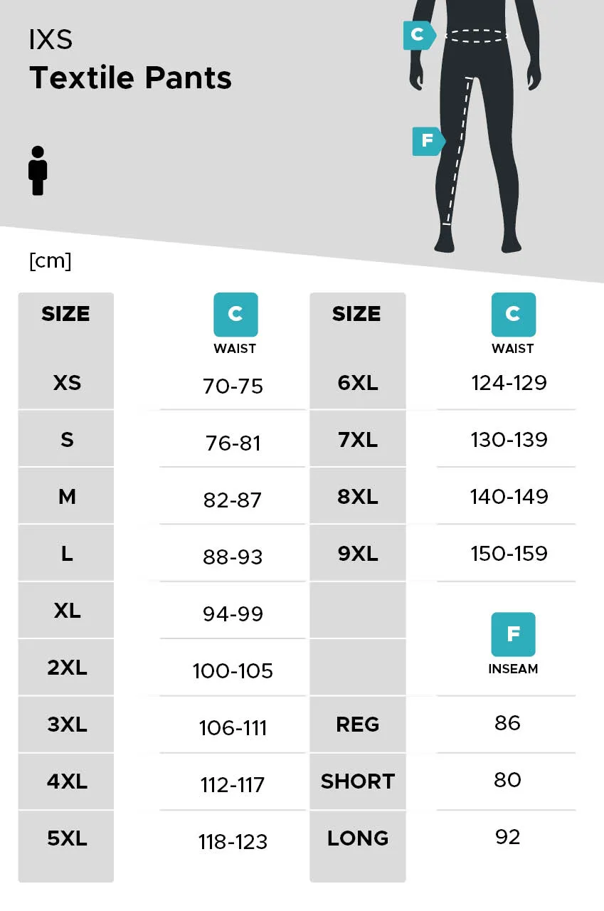 Pantalones Impermeables iXS Crazy Evo Negros