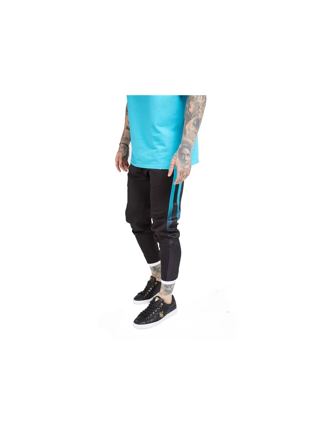 Pantalones Siksilk Fitted Tape Track Hombre