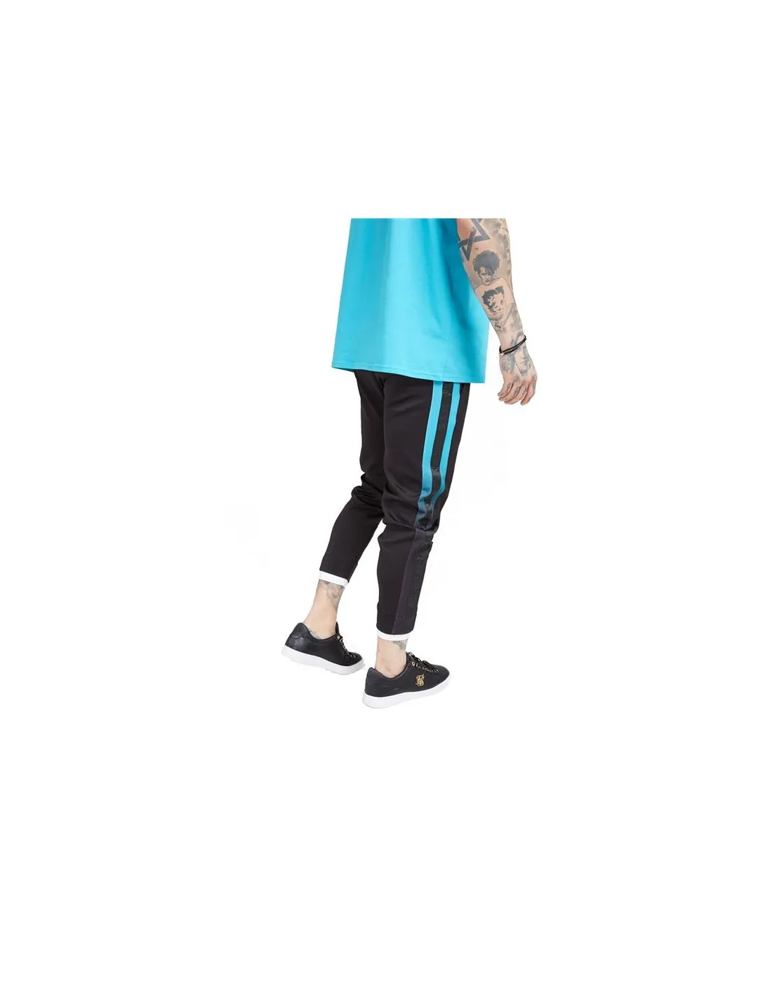 Pantalones Siksilk Fitted Tape Track Hombre