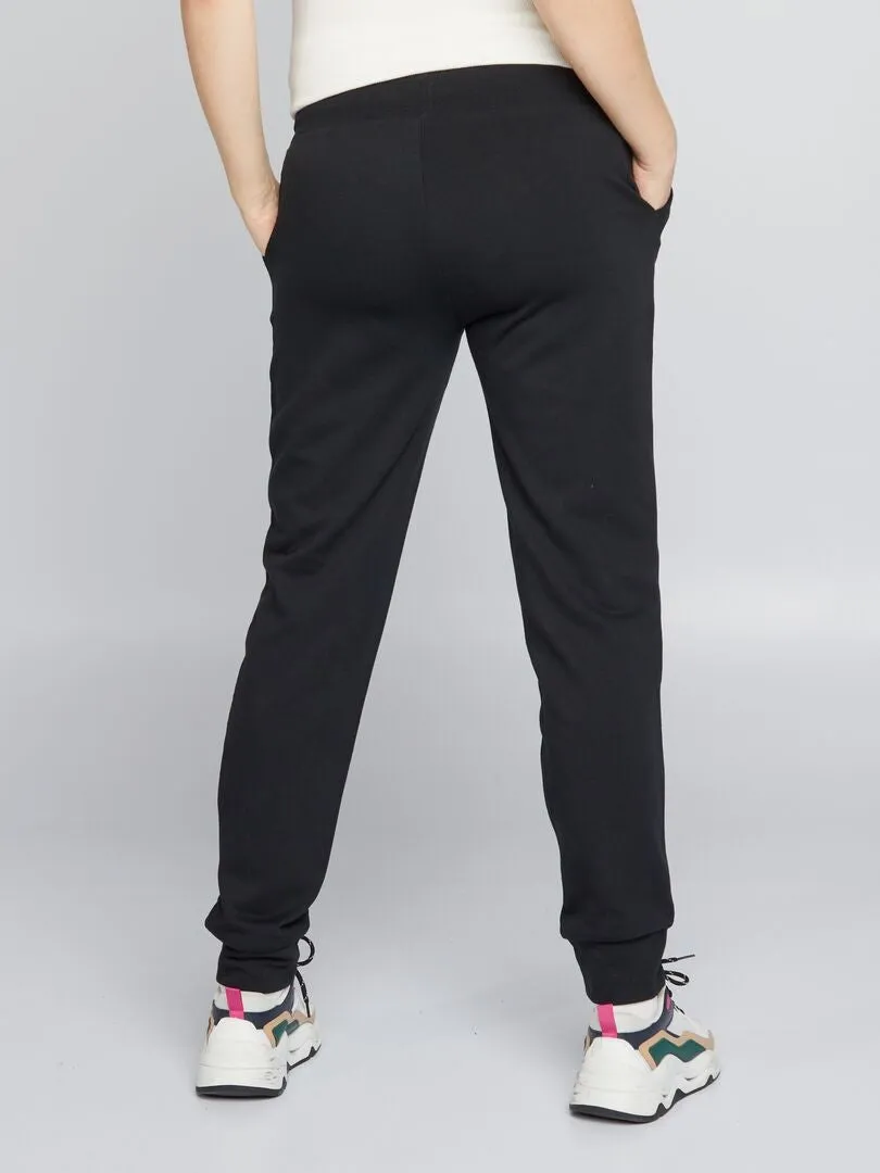 PANTALóN PREMAMá DE FELPA  NEGRO
