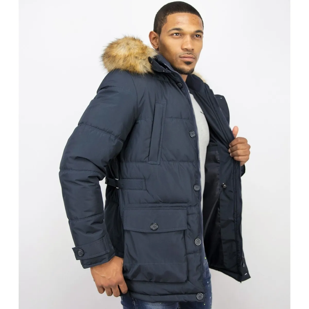 Parkas Hombre Parka Hombre Capucha