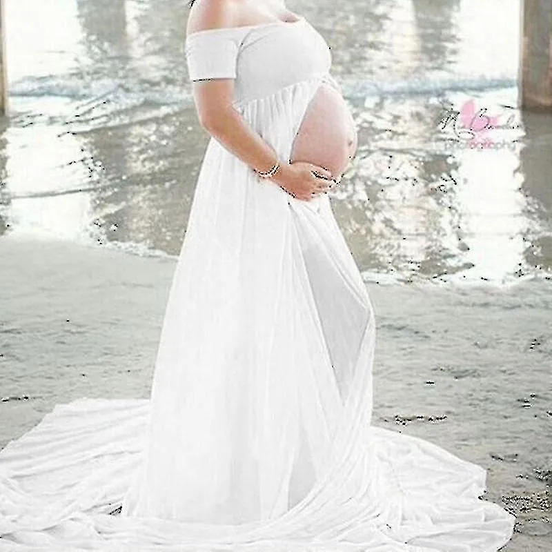 Photo Shoot Maxi Gown Dresses Maternity Clothes For Pregnant Women