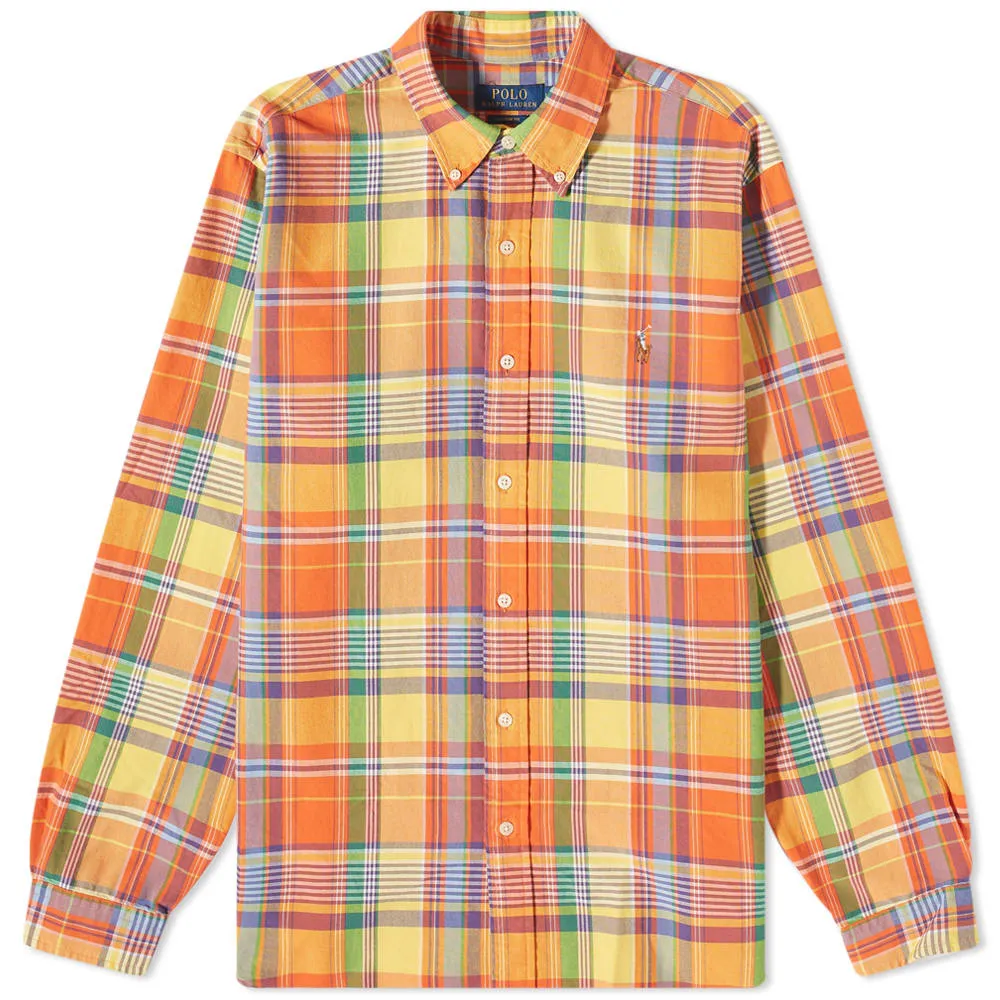 Polo by Ralph Lauren Madras Check Button Down Shirt