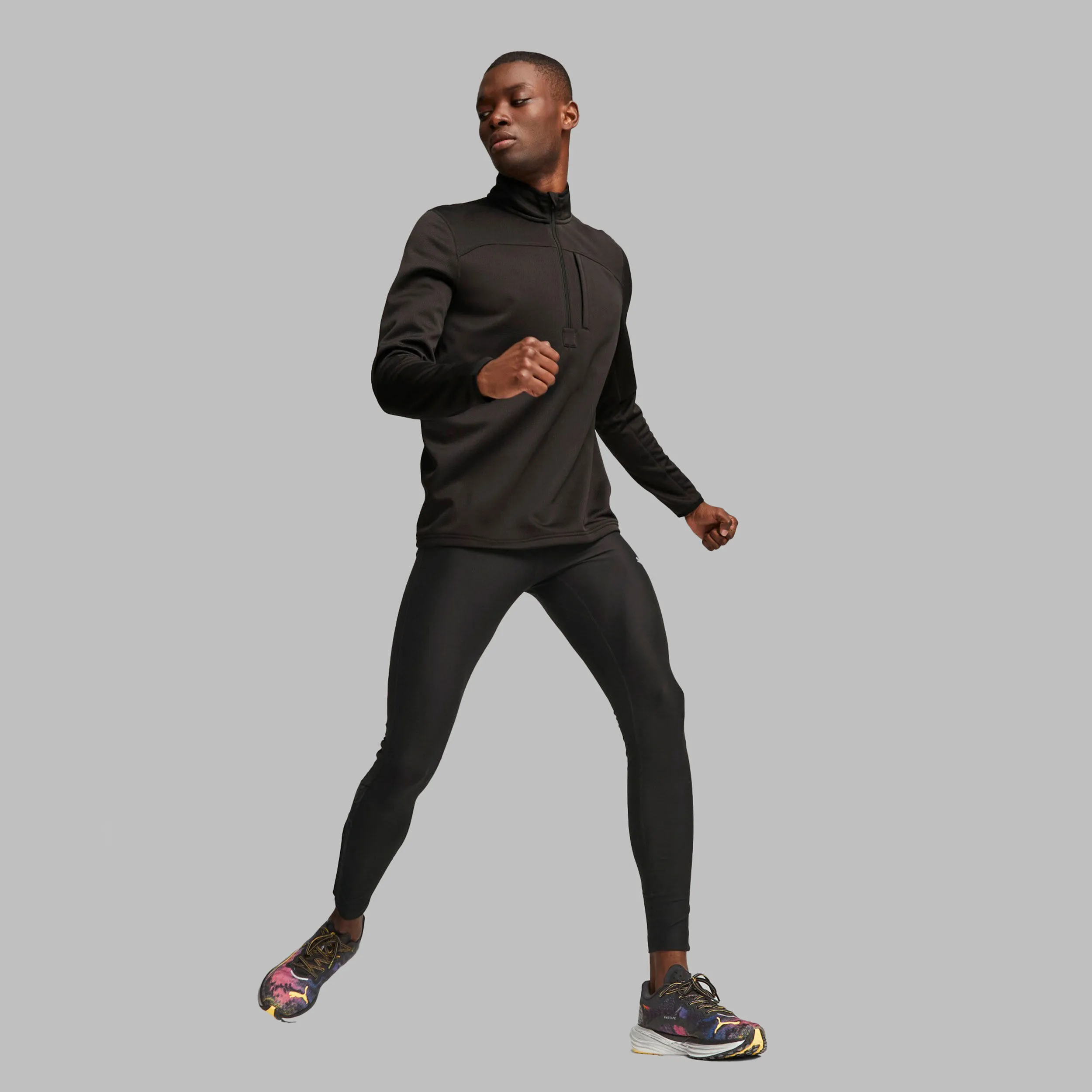 PUMA RUN MICROFLEECE HALFZIP TOP DE RUNNING HOMBRES