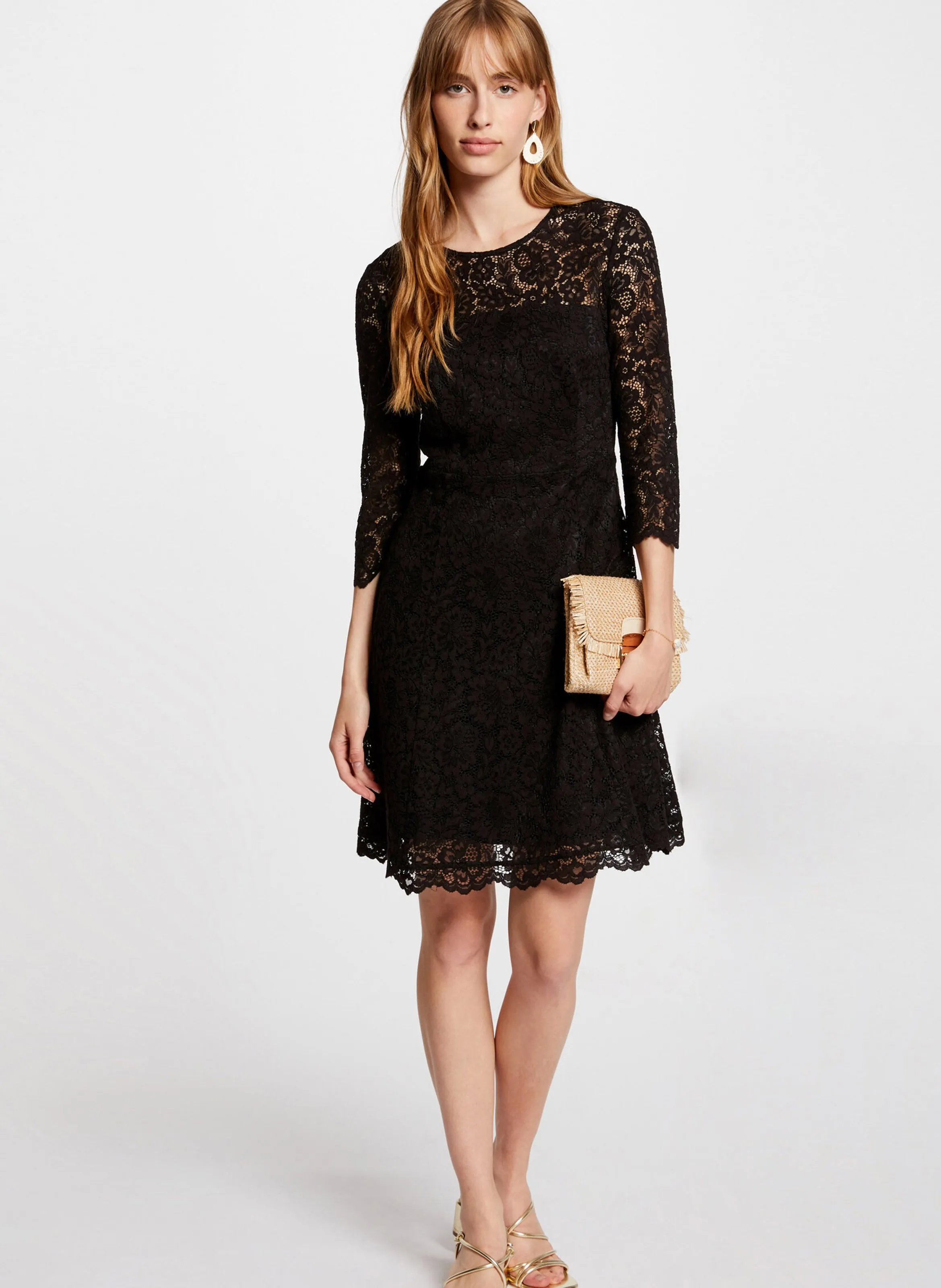 RAMPLE  VESTIDO CORTO EN NEGRO