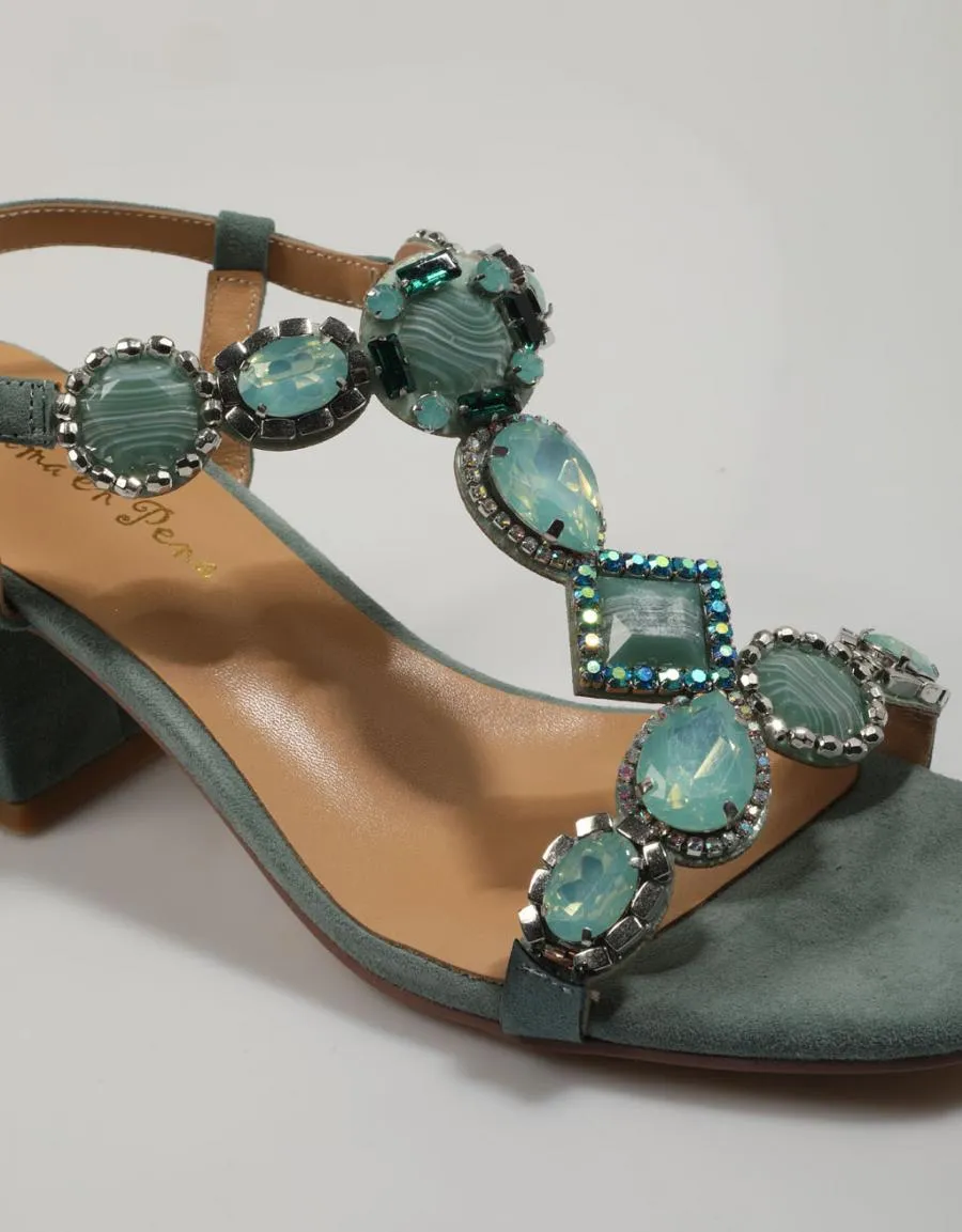  sandalias ALMA EN PENA 306 en Verde 82413