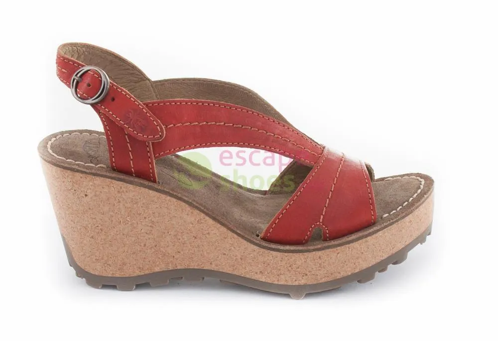 Sandalias FLY LONDON Glam Gabe Rojo P143434008