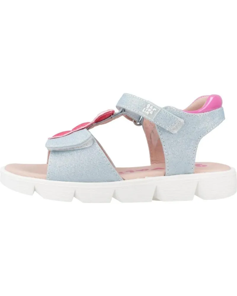 Sandalias GARVALIN  de Niña SANDALIAS NINA MODELO 242400G COLOR AZUL  VAQUERO