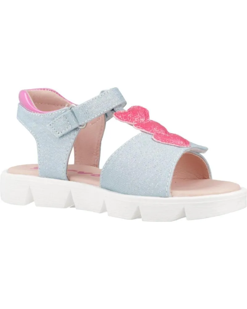 Sandalias GARVALIN  de Niña SANDALIAS NINA MODELO 242400G COLOR AZUL  VAQUERO