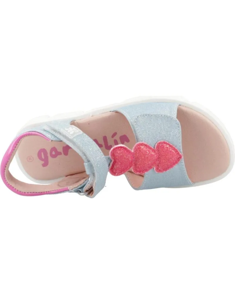 Sandalias GARVALIN  de Niña SANDALIAS NINA MODELO 242400G COLOR AZUL  VAQUERO