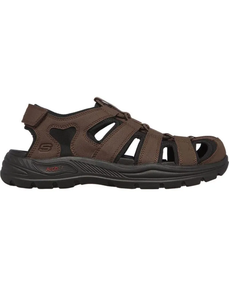 Sandalias SKECHERS  de Hombre SANDALIAS ARCH FIT MOTLET SD V  MARRóN