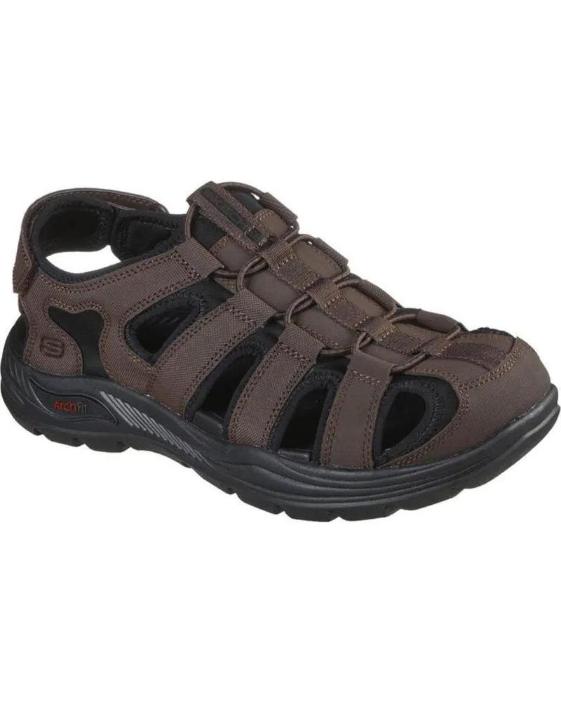 Sandalias SKECHERS  de Hombre SANDALIAS ARCH FIT MOTLET SD V  MARRóN