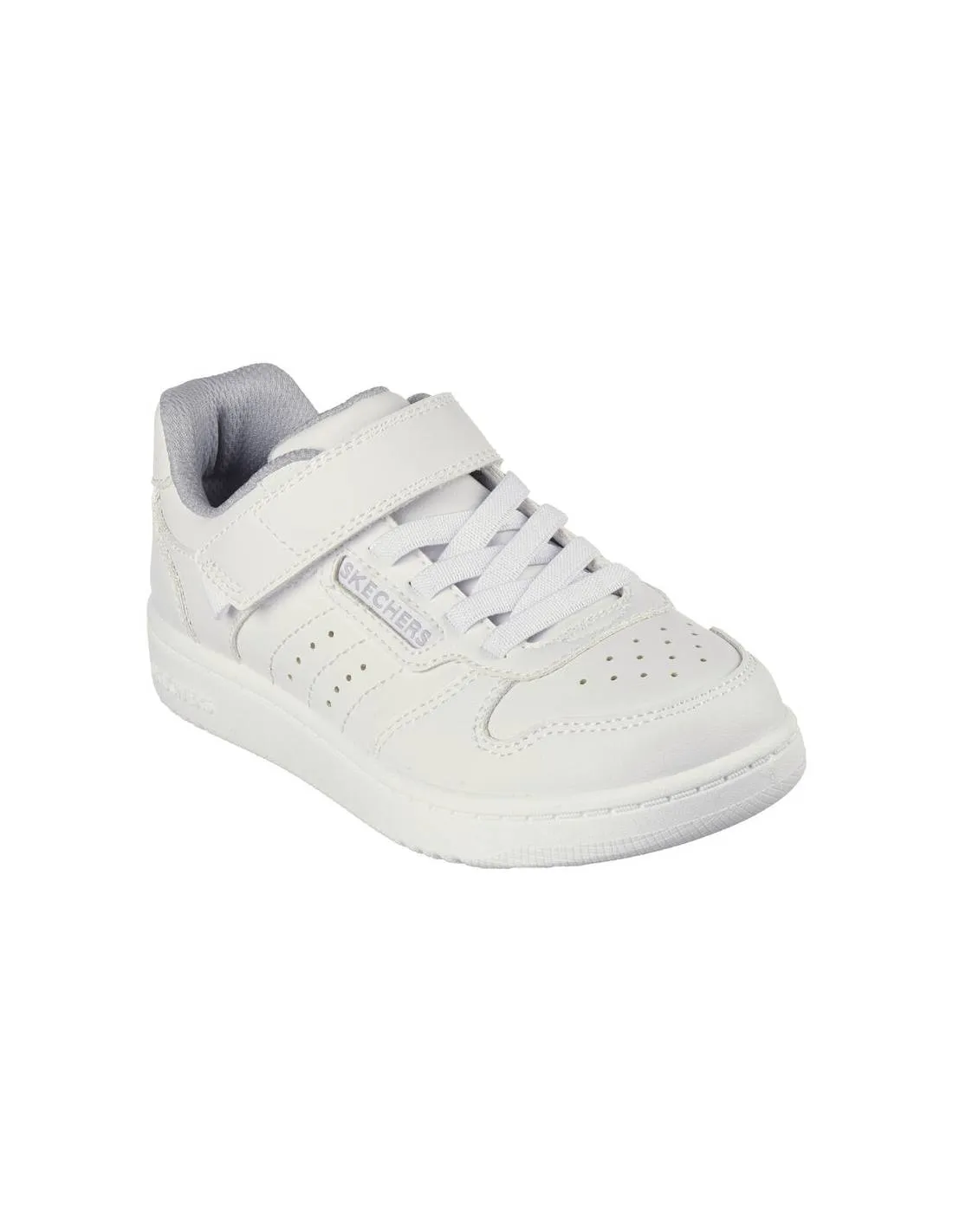 SKECHERS  ZAPATILLAS CASUAL KIDS QUICK STREET WHITE