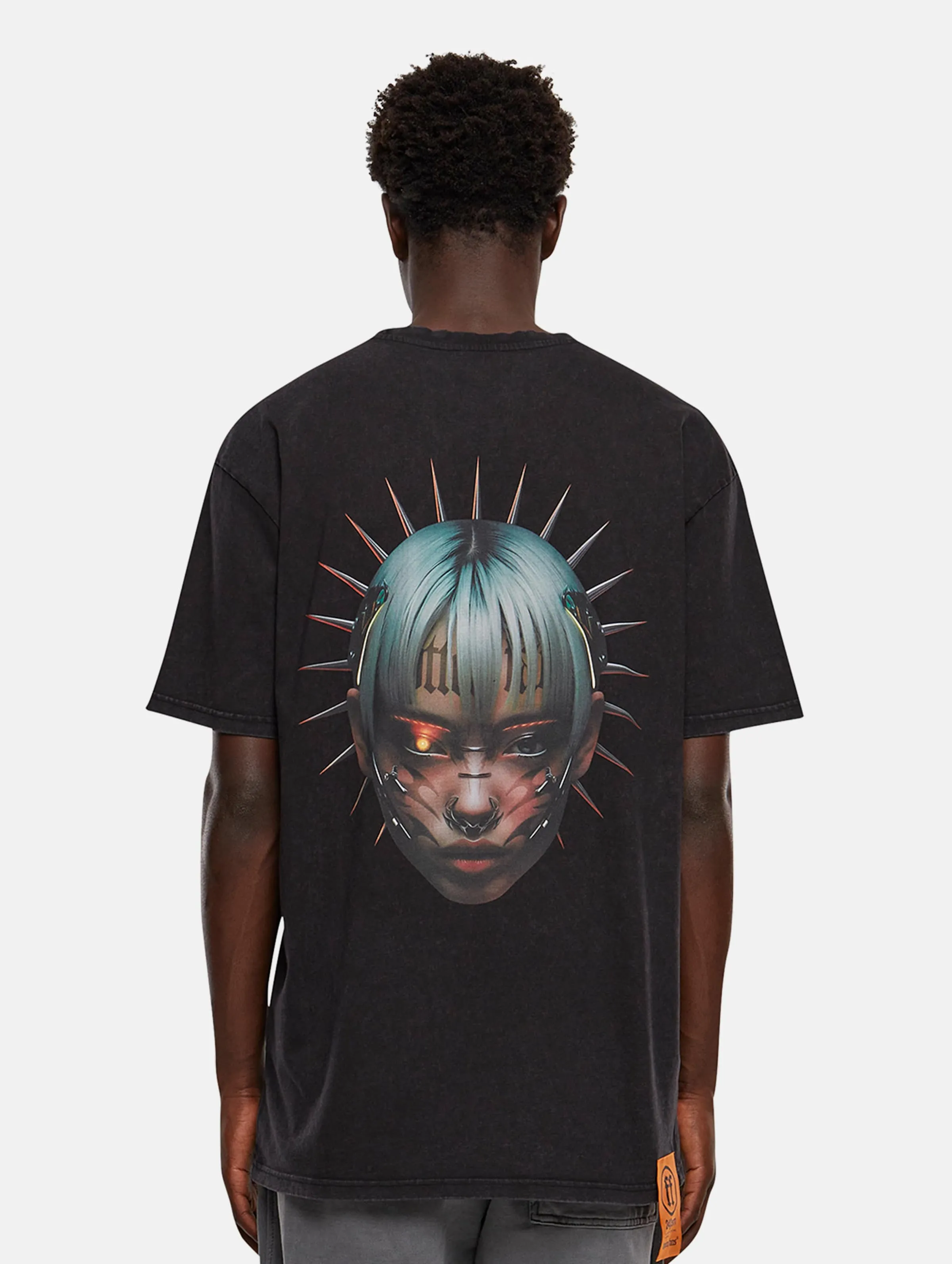 Spike Girl Oversize Acid Tee