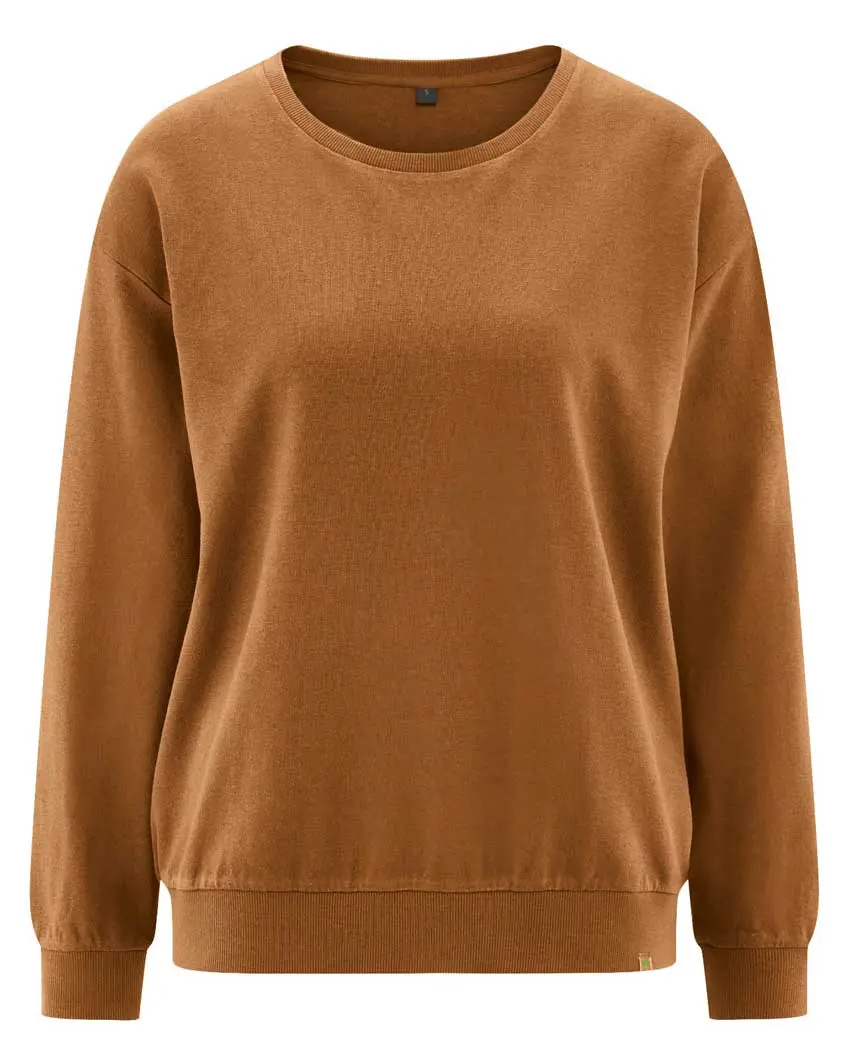 Sudadera básica mujer de cáñamo y algodón orgánico