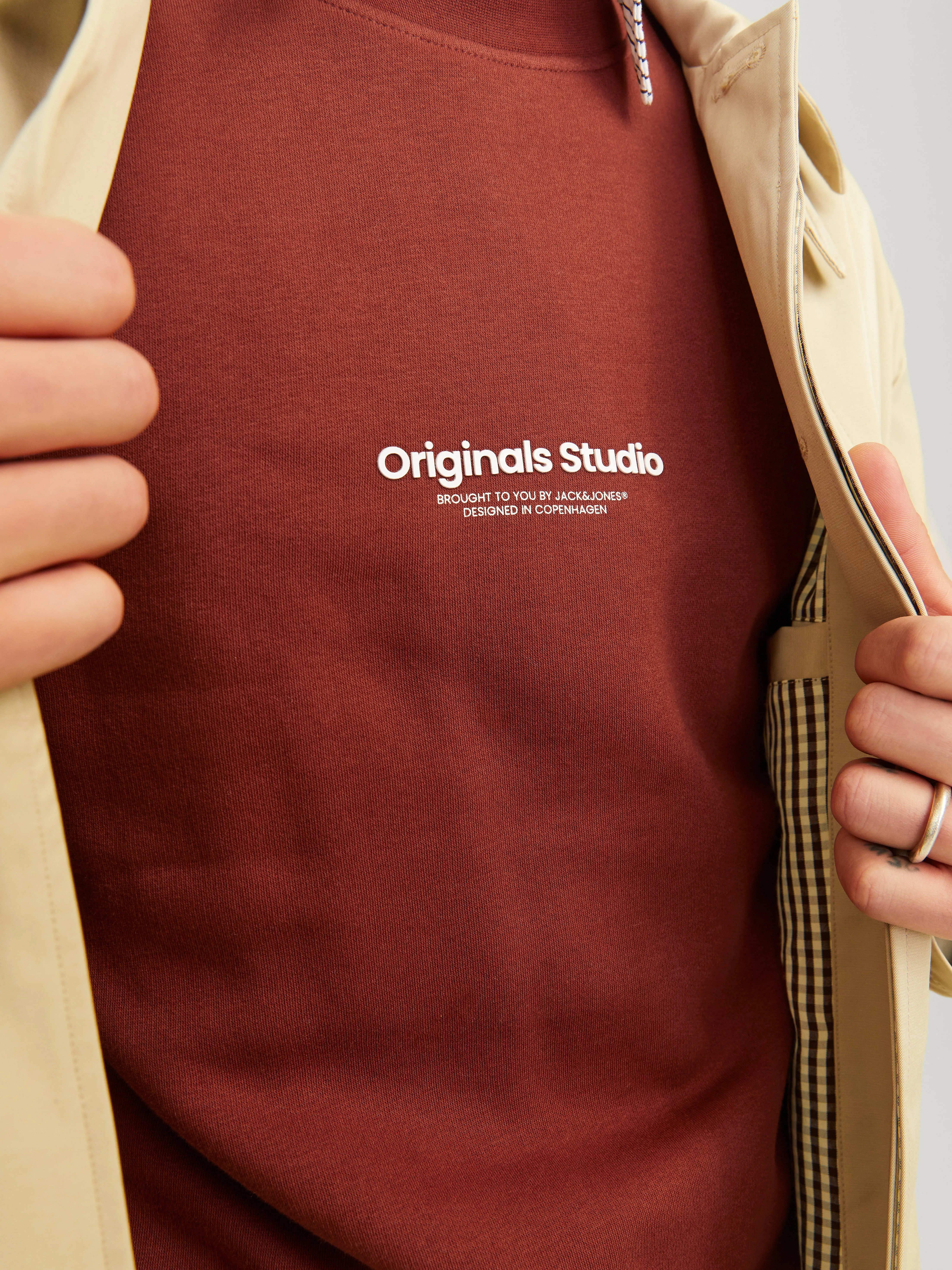 Sudadera Estampado | Rojo oscuro | Jack & Jones®