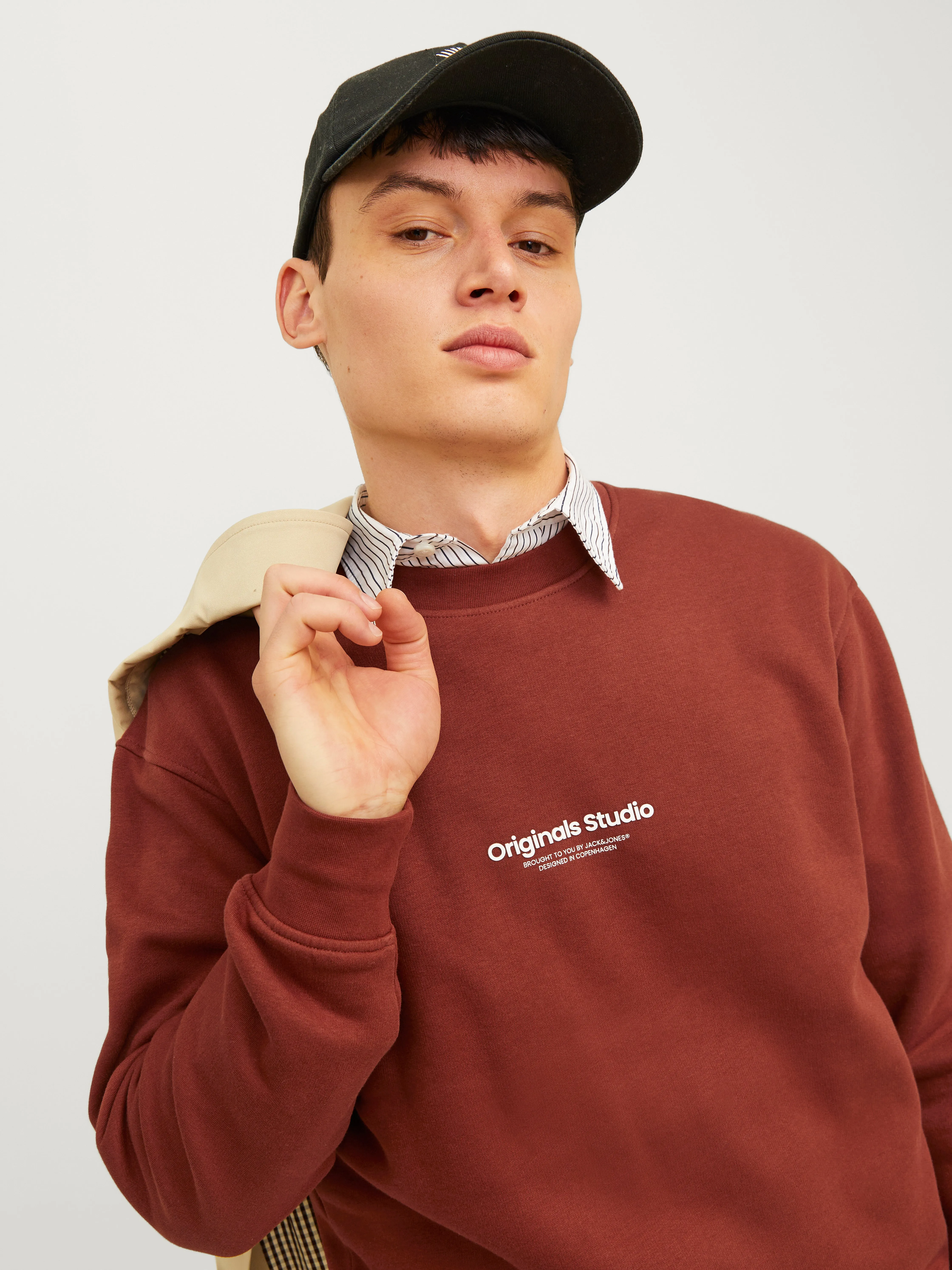 Sudadera Estampado | Rojo oscuro | Jack & Jones®