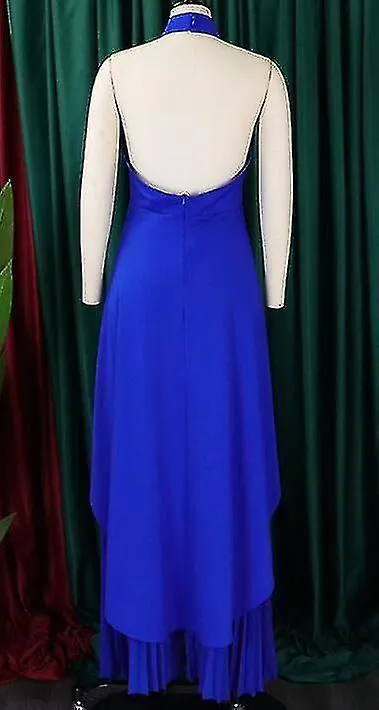 Summer Fashion Backless Wide Leg Pants Set