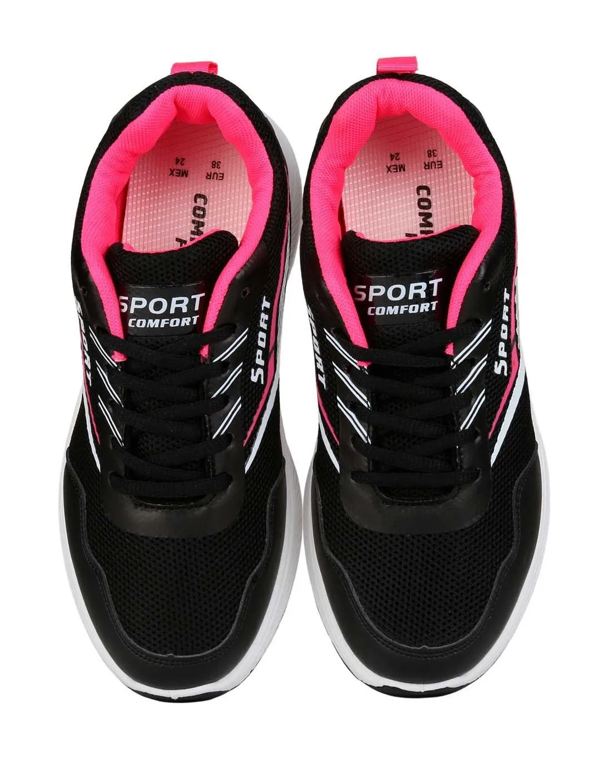Tenis Mujer Deportivo Piso Negro Sport Confort 11404102