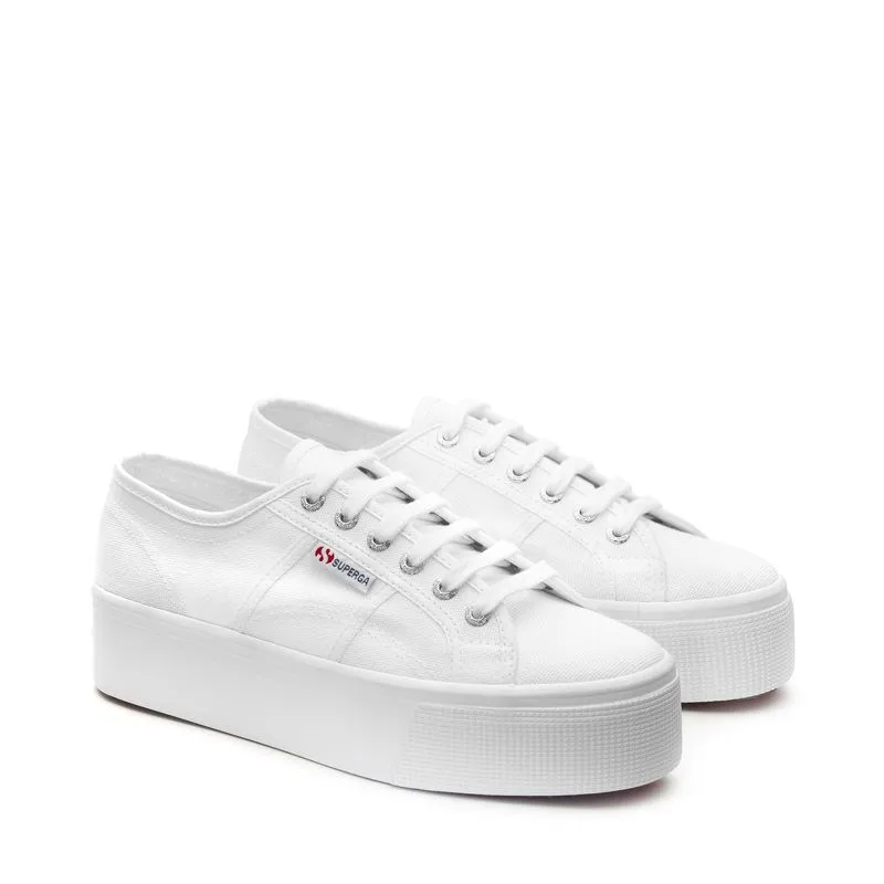 Tenis Plataforma Blancos 2790 Platform Mujer Superga