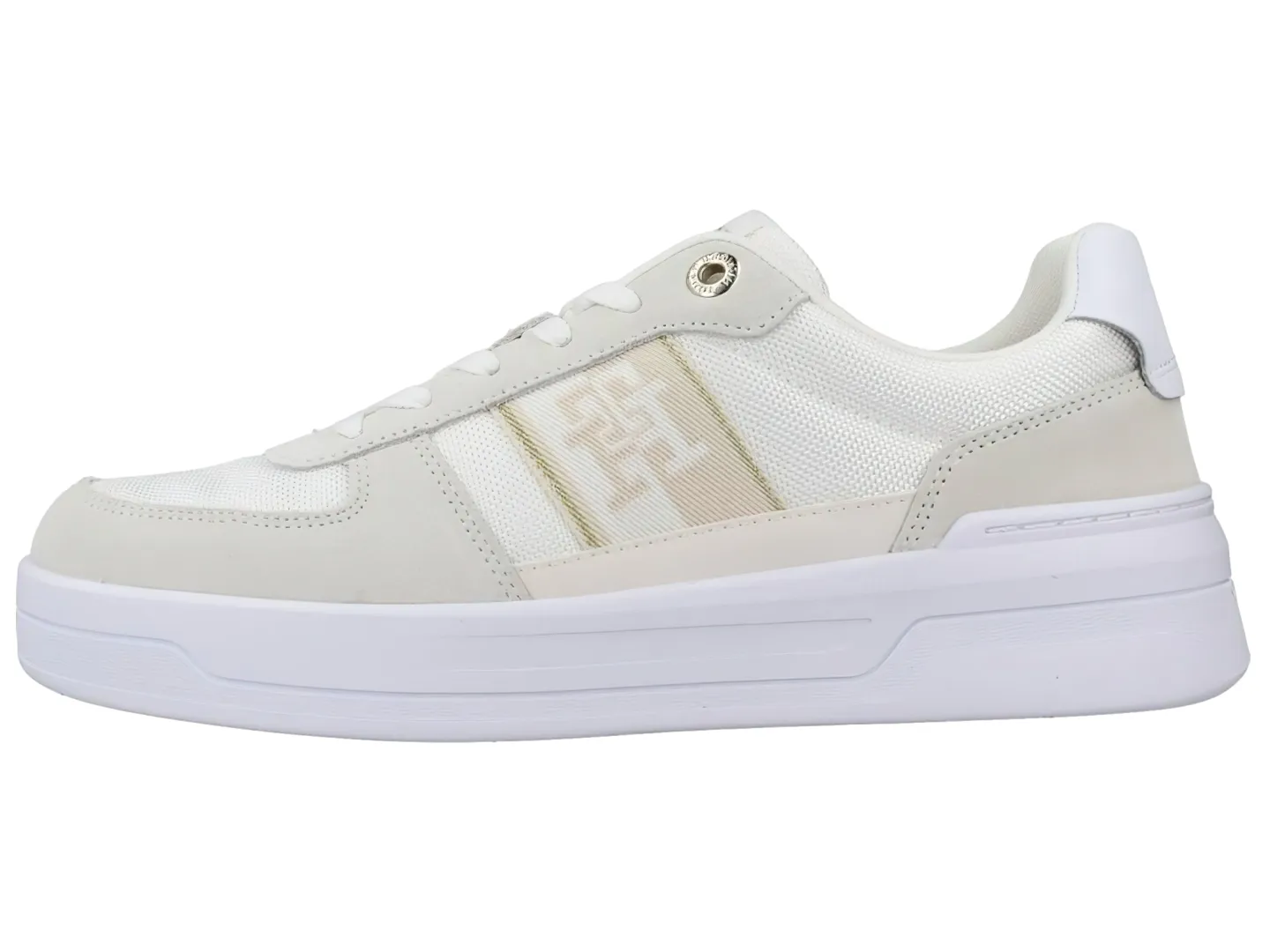Tenis Tommy Hilfiger W06950 Blanco Para Mujer