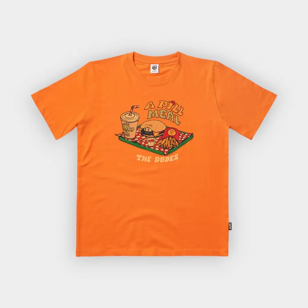 The Dudes – Camiseta A pill meal naranja