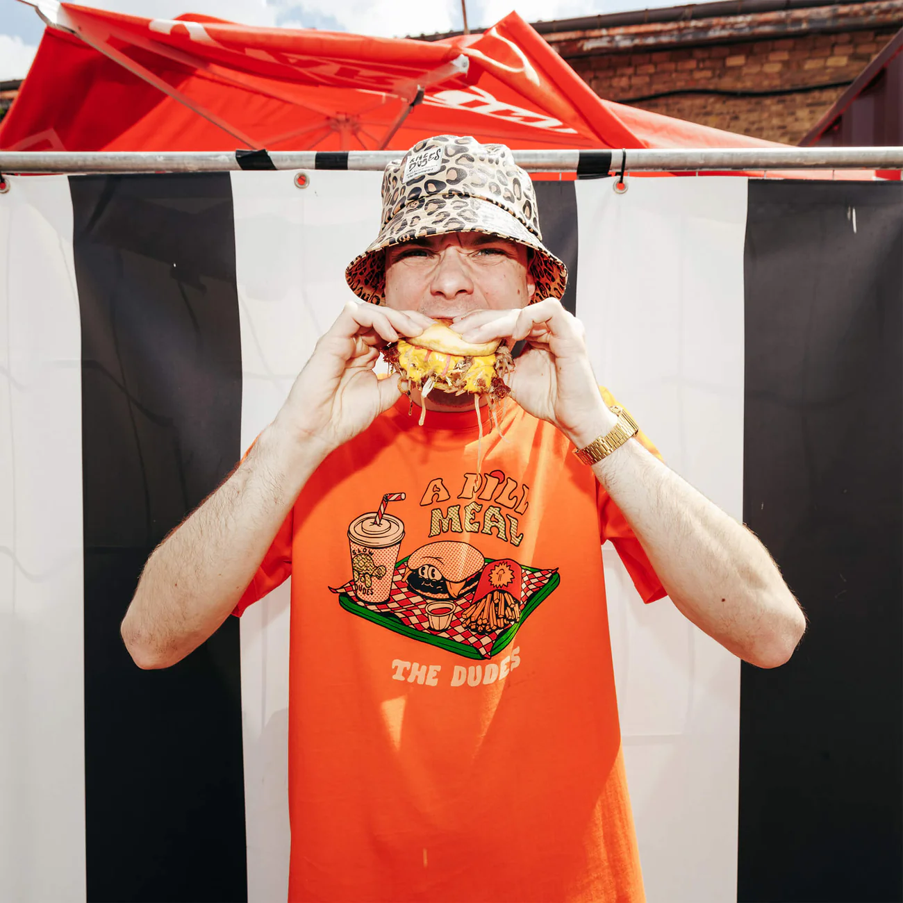 The Dudes – Camiseta A pill meal naranja