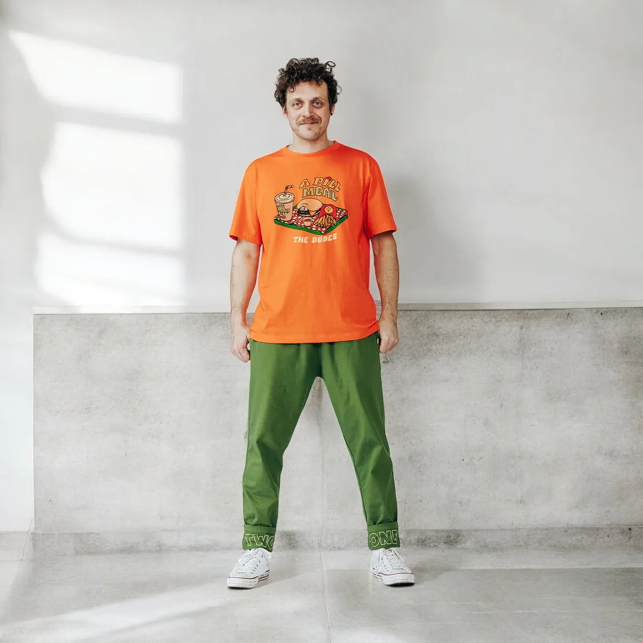 The Dudes – Camiseta A pill meal naranja