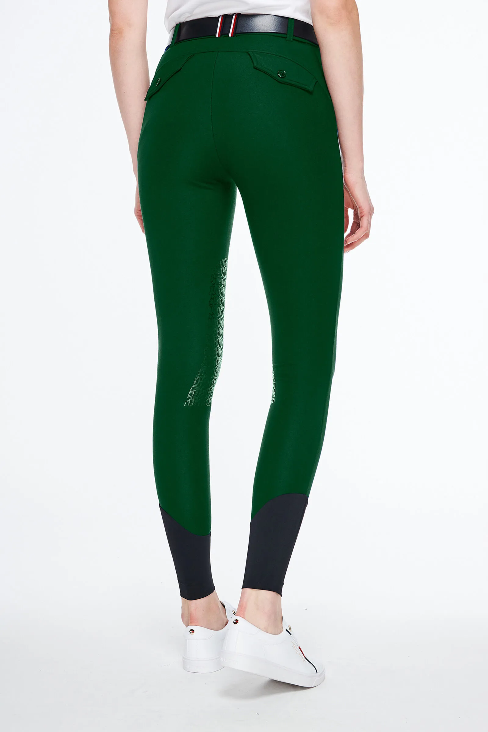 Tommy Hilfiger Equestrian Pantalones de equitación para mujer Classic Style con grip en las rodillas