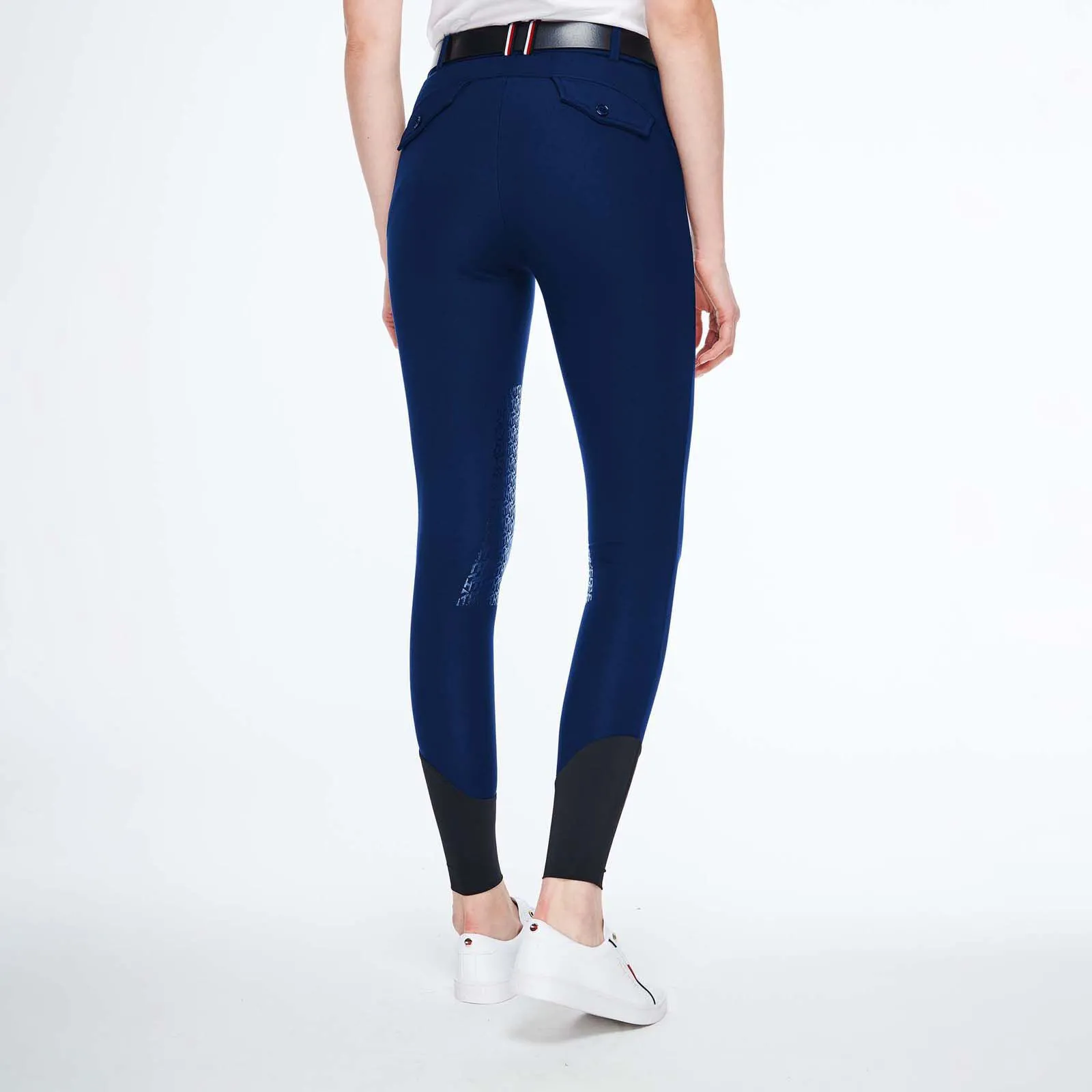 Tommy Hilfiger Equestrian Pantalones de equitación para mujer Classic Style con grip en las rodillas
