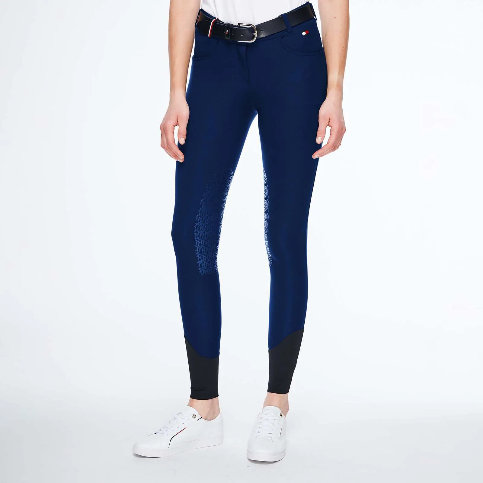 Tommy Hilfiger Equestrian Pantalones de equitación para mujer Classic Style con grip en las rodillas