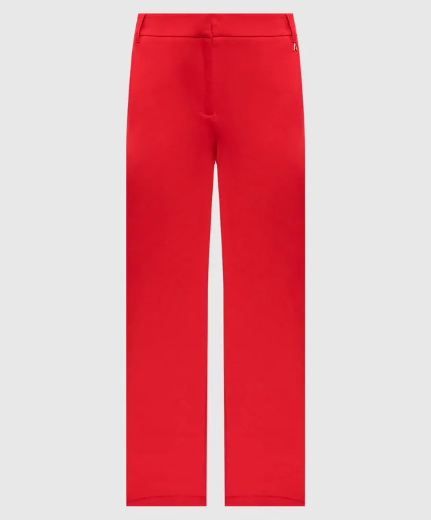 Twinset Actitude Red pants with metallic logo