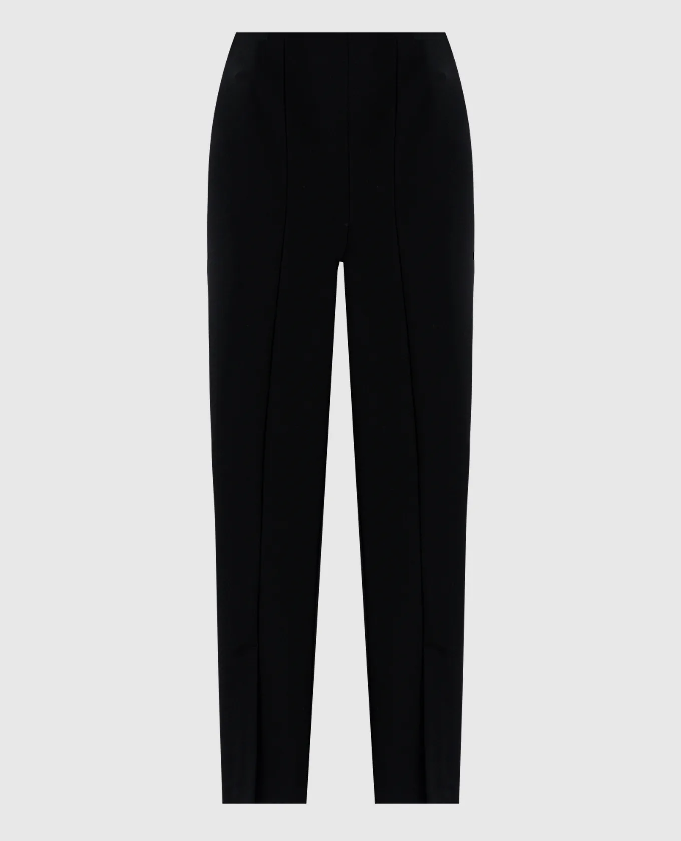 Twinset Black pants with metallic Oval T logo