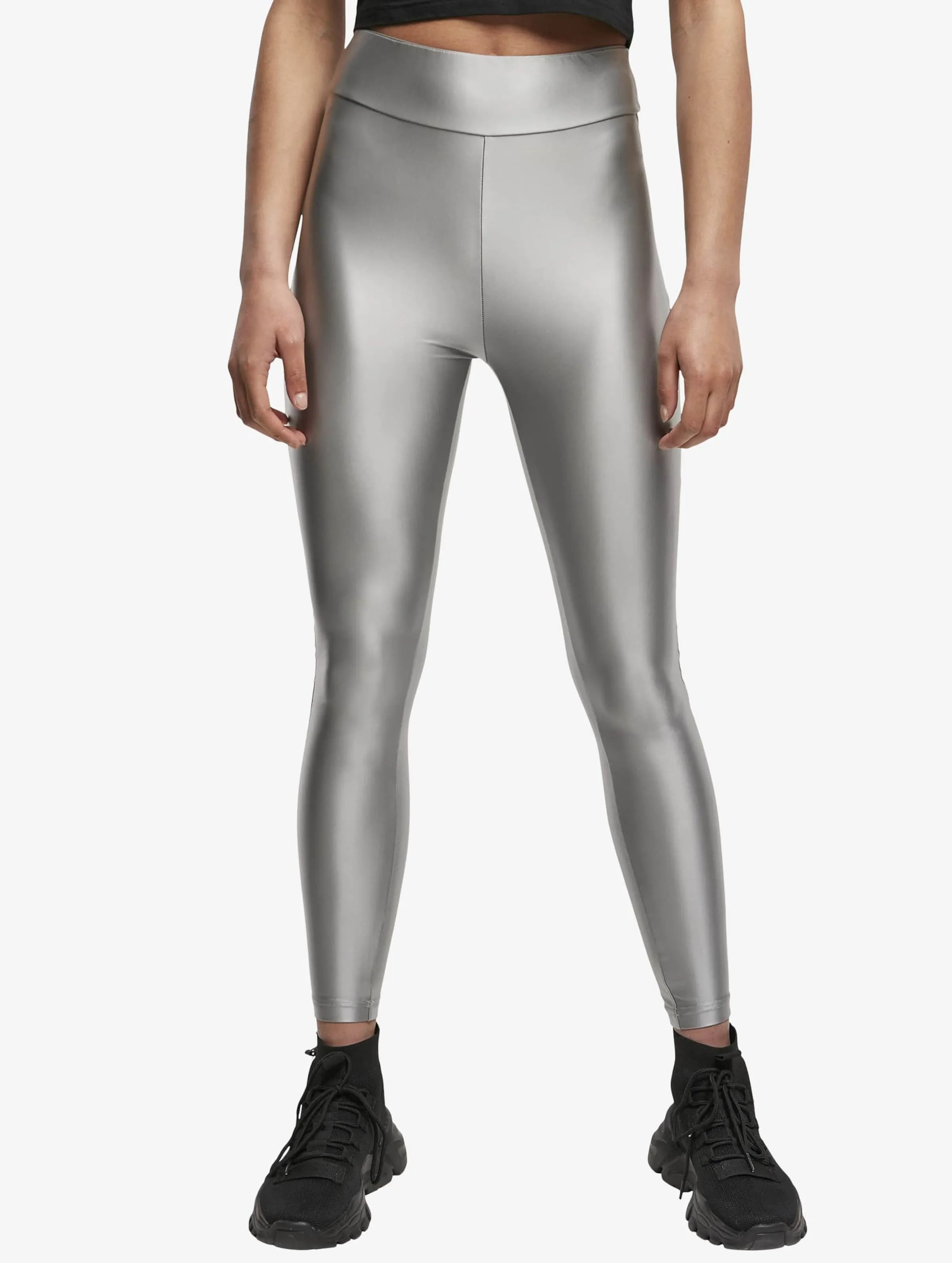 Urban Classics Ladies Highwaist Shiny Metallic Leggings