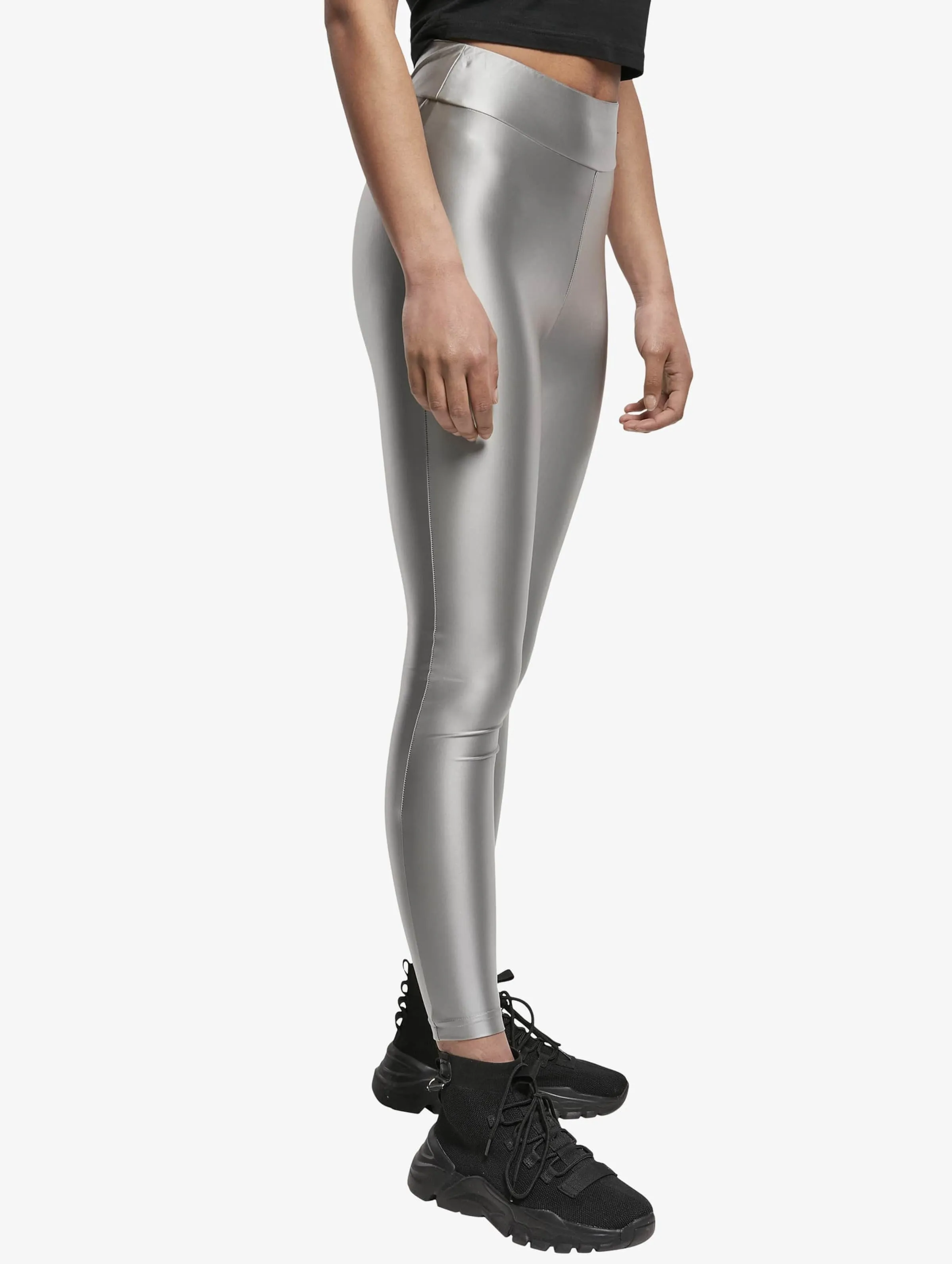 Urban Classics Ladies Highwaist Shiny Metallic Leggings