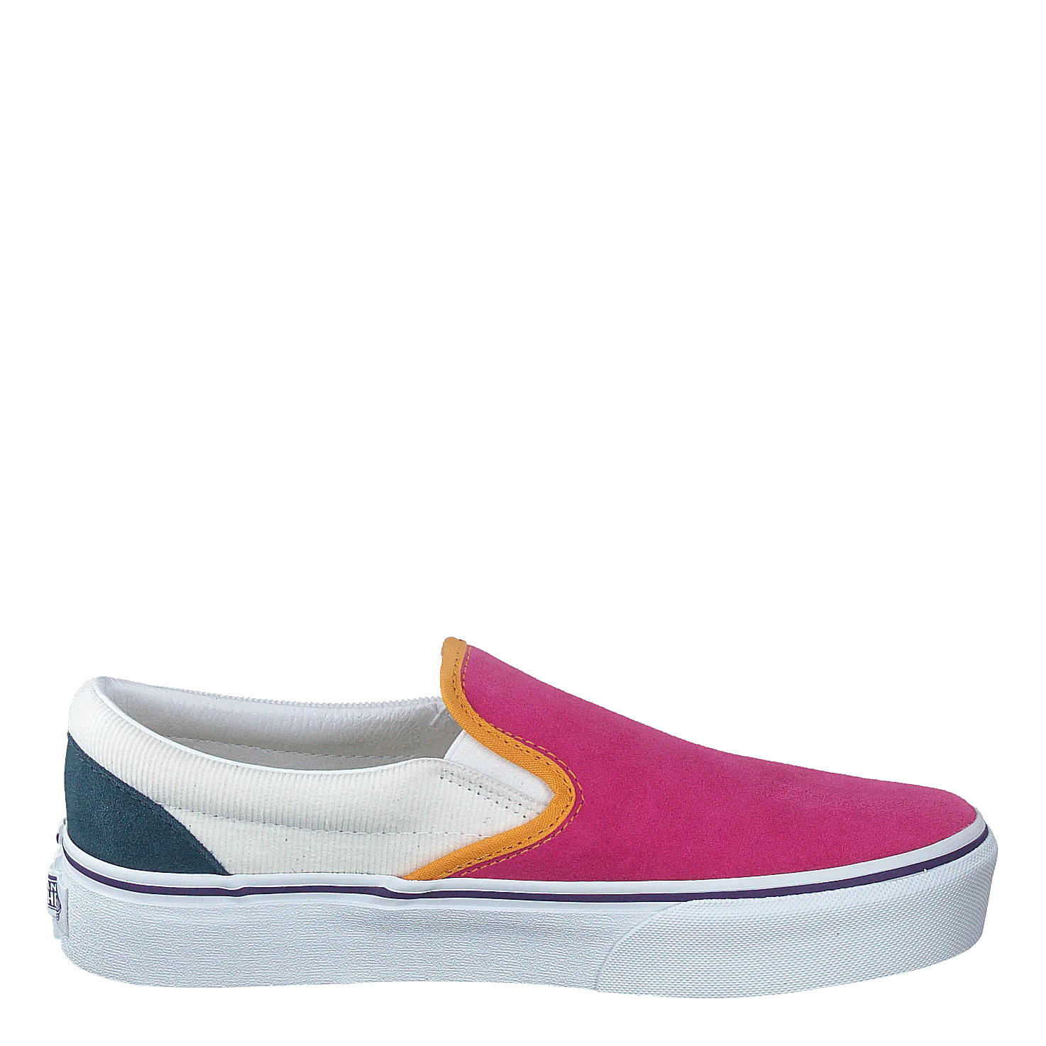 VANS CALZADO UA CLASSIC SLIPON PLATFORM (MINI CORD) MULTI/TR WHT