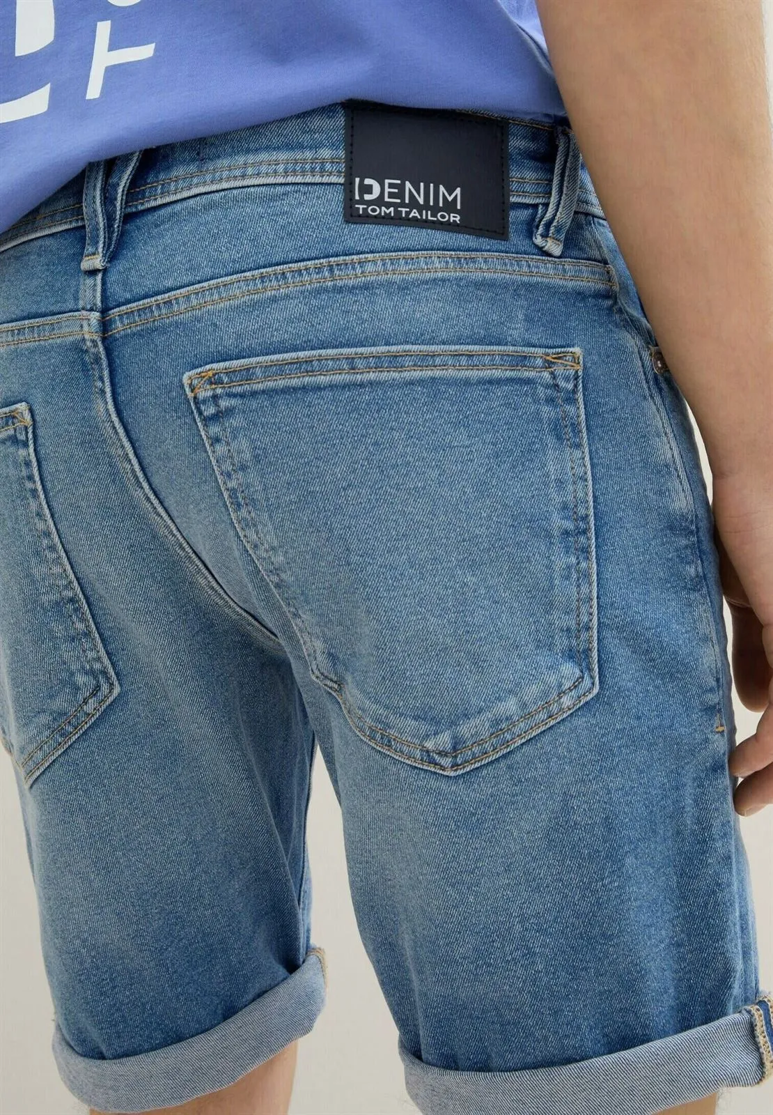 Vaquero corto Tom Tailor 1040175 10281 wash denim