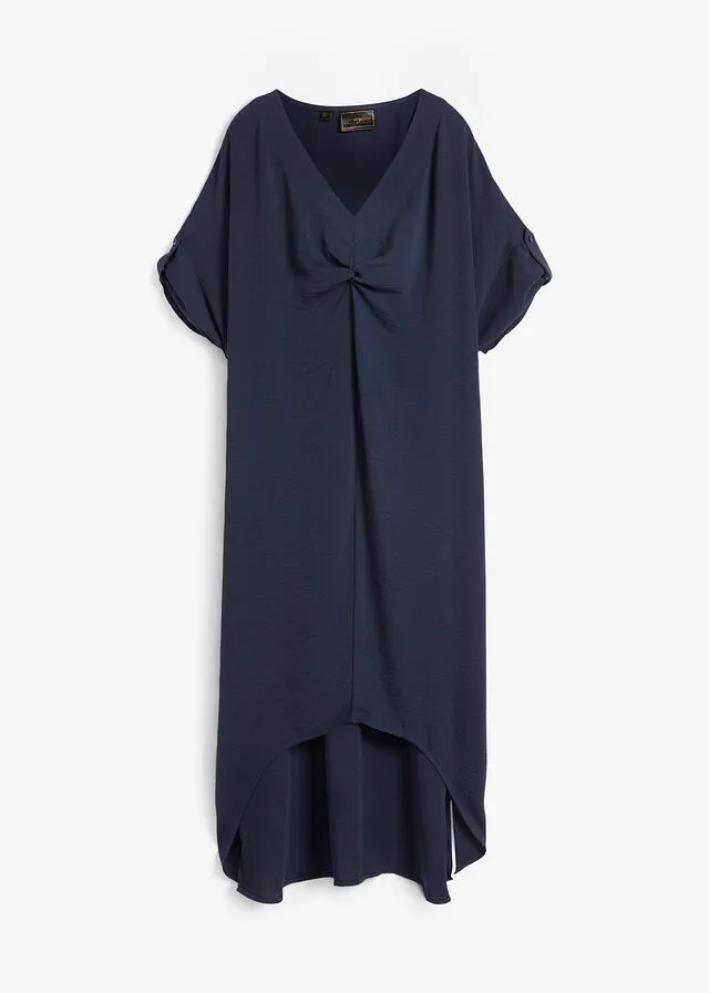 Vestido con detalle de nudo Azul marino
