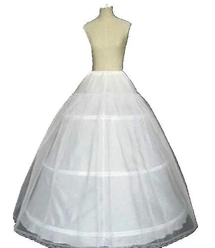 Women's 2 Hoop  Solid Tulle Petticoat